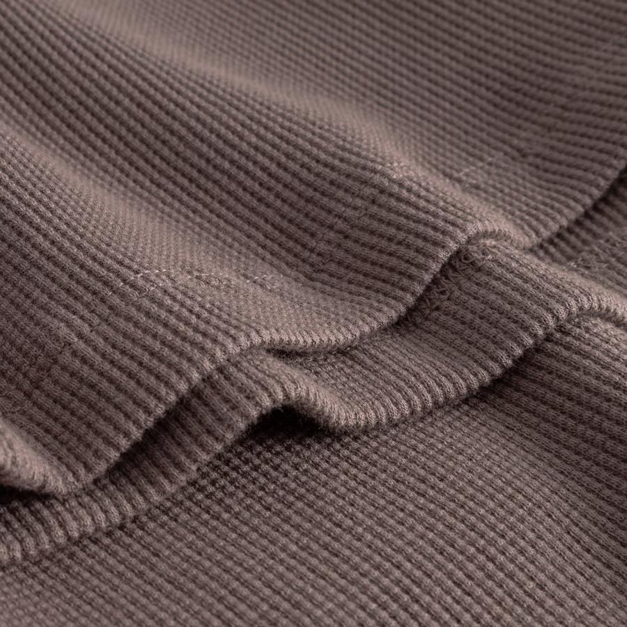 Dedicated Shorts Essingen Waffle Sparrow Brown Shorts Herren cremebraun